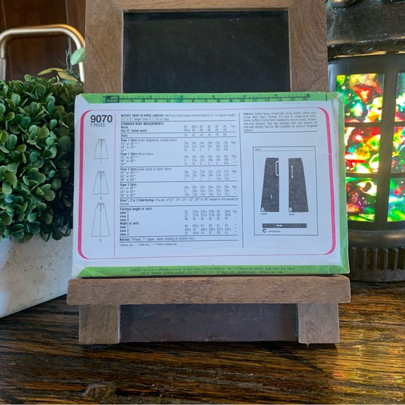 Simplicity 9070 Sewing Pattern Women’s Pencil Skirt Maxi Midi Retro Vintage Cute - Picture 6 of 9